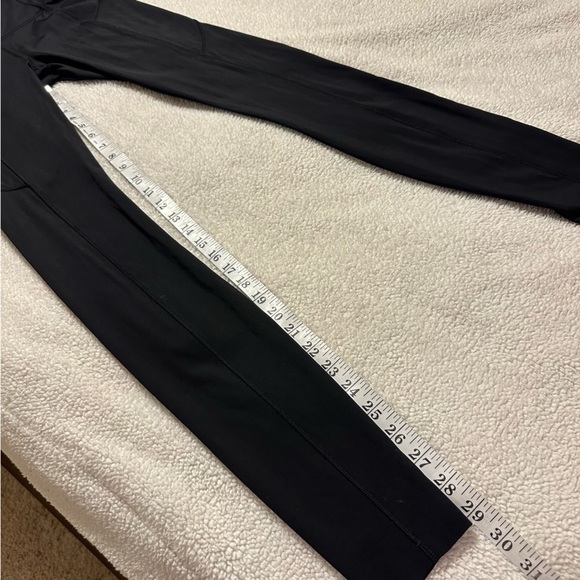 Lululemon Black Fast & Free 7/8 Tight II Nulux Athletic Leggings Non Reflective - Picture 8 of 12